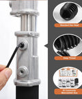 Hand using Hardworking 500 Piece Set Screw Kit With 25 Sizes Metric And SAE For Everyday Repairs Pro Grade 12.9 Alloy Steel Head