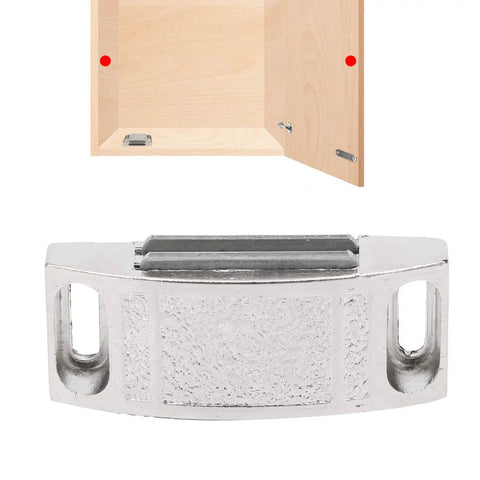 36 Piece Door Magnetic Catch Kit for Cabinets and Wardrobes Stainless Steel Thickened Bumper Magnets strong hold hardware