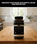 Colonial Dark Brown Water Based Wood Stain For Furniture And Crafting Delivers A Hella Smooth Finish With No Sweat Application Zero Sanding Required Low Odor Quick Dry Indoor Formula For Big Time Results On Any Project in a kitchen setting.
