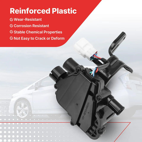 Direct Bolt On Coolant Control Valve For 2004 To 2009 Toyota Prius 1.5L in reinforced plastic design with wires.
