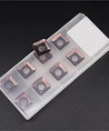 Pro Grade Carbide Inserts For CNC Metal Turning Tools in tray, Stainless Steel Milling And Machining, durable lathe cutting inserts for metals