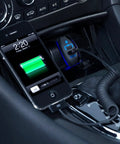 Rocker Switch Style USB Outlet Socket Panel Mount Dual USB Ports 5V 2.1A Each with PD Type-C Fast Charge Replacement or Add-On Charger for 12V-24V Vehicles, Phones, Tablets, Cameras, GPS in car dash