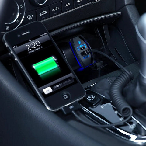 Rocker Switch Style USB Outlet Socket Panel Mount Dual USB Ports 5V 2.1A Each with PD Type-C Fast Charge Replacement or Add-On Charger for 12V-24V Vehicles, Phones, Tablets, Cameras, GPS in car dash