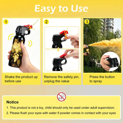 Vibrant Yellow Smoke Bomb Powder Cannon For Gender Reveal Parties And Baby Showers Super Hype For Making Epic Photo Moments Safe Trigger Pull Ready Two Pack instructions for use and safety.