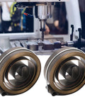 2 Pack Drill Press Return Springs Chrome Plated Quill Spring for Horizontal and Vertical Benchtop Drills with a machine setup