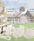 Universal Replacement Mounting Brackets For Roller Shade Systems indoor outdoor blinds kit beside a house