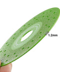Ultra Thin 0.05 Inch Diamond Grinding Disc For Angle Grinder 4.5 Inch Double Sided Low Resistance Saw Blade angled view