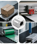 Four Pack 20mm Linear Bearing Slide Blocks For 3D Printers And CNC Machines Aluminum Linear Rail Bushing Blocks In Use