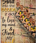 Ocean Vibe Dope Metal Poster Plaque 8x12 Vintage Rowing Club Decor For Outdoor Walls Waterproof Aluminum Wall Art With Four Pre Drilled Holes