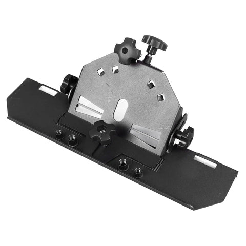 Cut Through Ceramic Like Butter Using This Heavy Duty 45 Degree Tile Chamfering Jig Fits 115 125mm Grinders Desktop Stone Polisher Guide For Slick Clean Bevels On All Projects, black metal chamfering jig with adjustable features.