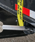 Using 36 Inch Chrome Winch Bar For Bolt On Or Weld Style Deep Storage Winches With Knurled Non Slip Handle in action