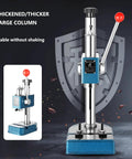 Tough As Nails Manual Arbor Press With Quick Snap Back Spring Handle showing a thickened column and stable base for metal forming.