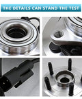 Front Wheel Hub Bearing Assembly For 2009 2010 2011 Ram 1500 Pickup, 5 Lug With ABS, Direct Fit Replacement Hub Kit close-ups