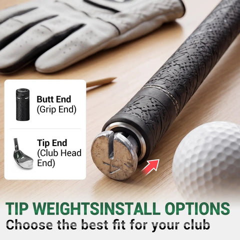 20 Piece Golf Club Weight Set For Swing Weight Tuning With 2g 4g 6g 7g 8g Weights Slim 3mm Profile ferrule installation options