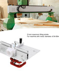 Smooth As Butter Manual Router Table Lift Kit, 2 Inch Precision Stroke With Rock Solid Aluminum Base and Stainless Rods, features compact design.