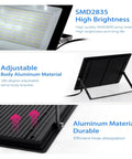 JUDYSSY High Brightness Led Floodlight 220 50W 100W 150W 200W 300W Ip66 Waterproof Flood Light, adjustable aluminum body design.
