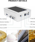 High Speed Online Industrial Inkjet Batch Coder Machine For Printing Date Barcode Logo And Graphic On Production Line with 5-inch display