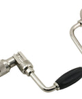 Heavy Duty 10 Inch Swing Bit Brace With 3 Jaw Chuck And Ratchet Mechanism For Tight Spaces Nickel Plated Drill Brace