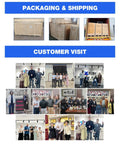 Packaging and shipping of High Power 120KW DC Fast EV Charger for commercial use and customer visit photos with diverse groups.