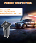 Heavy Duty Thermal Circuit Breaker Fuse For W28XQ1A3 Rapid Swap Overload Protection Switch with 3A rating, 250VAC voltage.