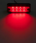 20 Pack 4 Inch LED Rectangular Side Marker Clearance Lights With 8 LEDs Per Light For Your Rig Trailer Truck RV Camper Motorhome Car 12V