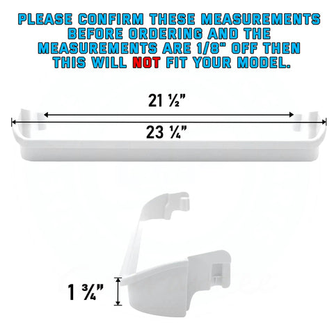 Door Bar Rack 240535101 For Frigidaire And Kenmore Refrigerators Durable Upgrade Replacement Part With Easy Install And Long Lasting Build Compatible AP3214801 948956 AH735091 EA735091 PS735091