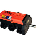 Beefy Torque RC Servo 350 Kg Cm Digital Full Metal Gear 360 Degrees With 2 In 1 Mode, close-up view of metal gear and connectors
