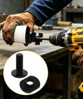 Hella Strong 1/4 20 Centered Slide T Nuts For T Slot Track Paired With Matching 1/4 20 X 1/2 Bolts In Classic Black Coat Slick Iron Hardware Set For Aluminum Extrusion Profiles 50 Piece Badass Rig in use with drill.