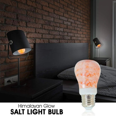 Warm Amber LED Bulbs 60W Equivalent, Dimmable E26 Edison Base, Salt Lamp Vibe Glow in bedroom lamps, 6 pack