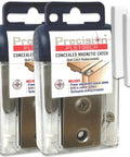 Door Catch Replacement Kit For Closet And Double Doors 2 Pack With Foam Pads Quiet Magnetic Latch in plastic packaging