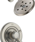 Lahara Monitor 17 Series Shower Trim In Stainless With H2Okinetic Technology, WaterSense Certification, And A Pressure Balance Valve