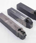 Three Piece Lathe Turning Tool Holder Set Featuring One Inch Square Shank And A No Nonsense Build crafted for precision machining.