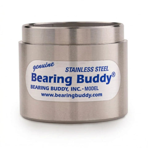 Stainless Steel Bearing Protector for 2.047 Inch Inside Diameter Hubs, USA Made, heavy-duty trailer shield front view
