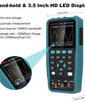 Handheld Digital Oscilloscope 50 MHz Dual Channel With Three Point Five Inch TFT Backlit Display Auto Calibration