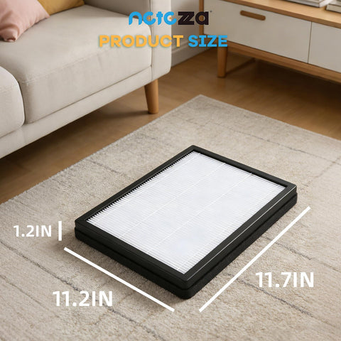 2 Pack Replacement Filters For FreAire And XenonLab HAP605 HAP607 Air Purifiers, 3 In 1 True Activated Carbon Air Filter on rug