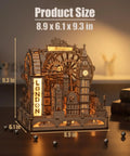 London Themed 3D Wooden Marble Run Puzzle for Adults, 431 Piece DIY Construction Kit With Movable Double Decker Bus And Big Ben, Brain Teaser Gift for Teens And Adults, 8.9 x 6.1 x 9.3 in