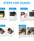 Instructions for setting up Wireless Driveway Alarm System with Outdoor Motion Sensor, including charging and pairing steps.