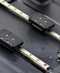 Double Linear Guide Kit MGN9H 300mm Plate Linear Metal Motion Rails For 3D Printers Upgrade Built For Solid Stability Smooth Motion And Precise Prints, twin rails close-up