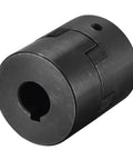 Heavy Duty Flexible Coupling Shaft 16mm To 16mm Bore, 51mm Long, 44mm OD, 5mm Slot, 45 Steel Motor Coupler For Servo And Stepper Motors