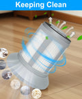 4 Pack Replacement Vacuum Filter Kit For Zing Bagless Canister Vacuums 2156A 2156 1665 16652 1665W 2156E with airflow cleaning