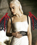 Gold Dragon Wing Cosplay Prop For Stage Performances Lightweight Polyester Costume Accessory For Halloween Parties And Rehearsals