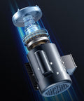 0.75HP Electric Motor With Dual CW CCW Rotation, 1725 RPM, 56 Frame, 5/8 Inch Keyed Shaft in metallic view