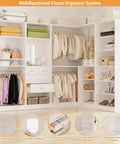 Beat The Clutter Game With This Dope Freestanding Closet System Built To Max Out Your Space Featuring Modular Wardrobe Organizers with hanging rods.