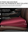 Ride High With This Seat Cushion For Lexus Ux Electric SUV 2020 To 2026 showing low front high rear design for posture support.