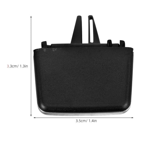 DIY Car Vent Clip Repair Kit For Air Conditioning Outlet Tab Black ABS PC Durable No Tools Front Dash Vent Clip For Auto Air Conditioning System Replacement And Easy Install, 3.5cm x 3.3cm black ABS PC