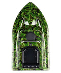 RC Bait Boat For Fishing With Long Range Remote Control 546 Yards And 3.3 Lb Load Capacity Waterproof Camouflage Green Hull
