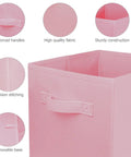 Image showing Super Durable Collapsible Storage Cubes 10.5 Inch with reinforced handles and high-quality fabric.