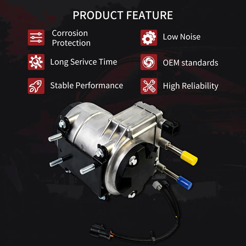 Drop-In Fuel Pump Assembly For Ford Super Duty F250 F350 F450 F550 And Excursion 2003 2007 6.0L V8 Replacement visible with features