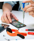 Mobile Phone Screen Opening Tool With Cup And Pliers For Quick Repairs Pro Grade LCD Removal Kit for Phones and Tablets Easy To Use Do It Yourself DIY Screen Repair Tool shown in use.