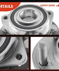 Close-up of Front Wheel Bearing And Hub Assembly 5 Lug Fit For Chevy Cruze 2014 2015 Volt 2011 2015 Orlando 2012 2014